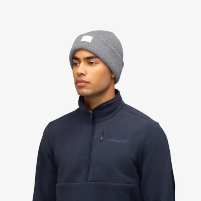 Norrøna /29 Heavy Cotton Beanie Grey Melange, kuva 1 / 1