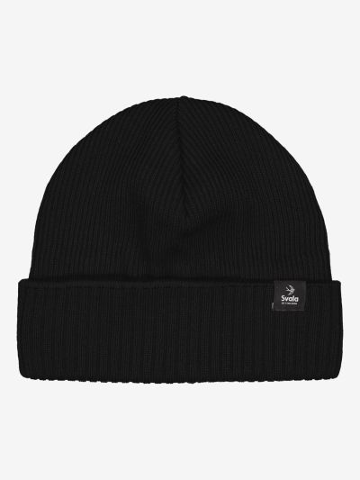 Svala Windy tuulisuojattu merinosekoitepipo Musta yksi koko