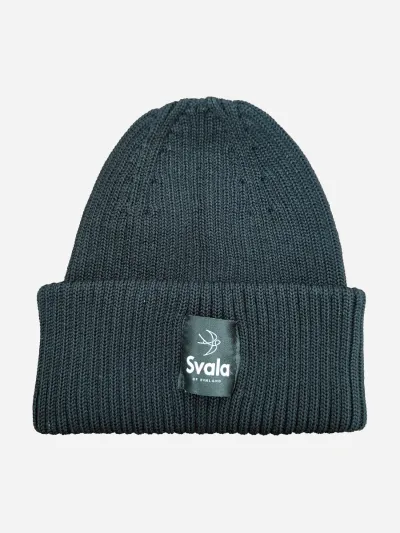 Svala Merino Knit pipo - Kide Musta yksi koko, kuva 1 / 1