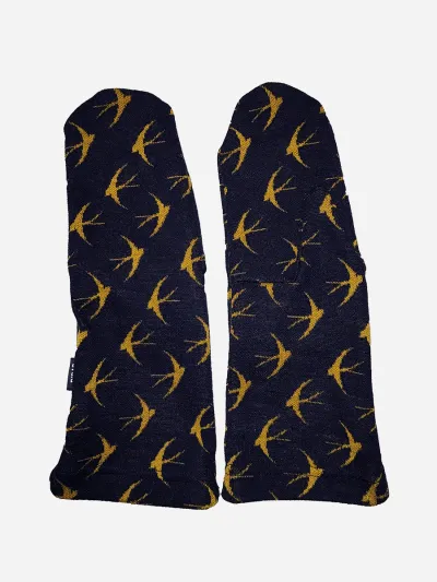 Svala Merino Design aluslapaset, Pääsky Sini-okra M