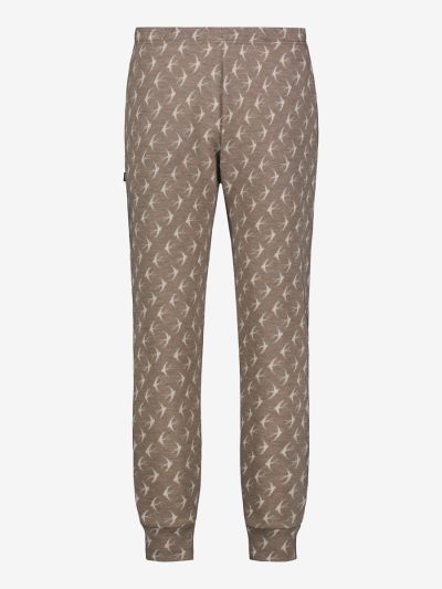 Svala Merino Design naisten olohousut, Pääsky Beige-Valkoinen 42