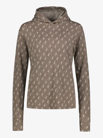Svala Merino Design naisten huppari, Pääsky Beige-Valkoinen 36, kuva 1 / 1
