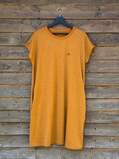 Svala Merino Basic 200 naisten mekko Okra 38