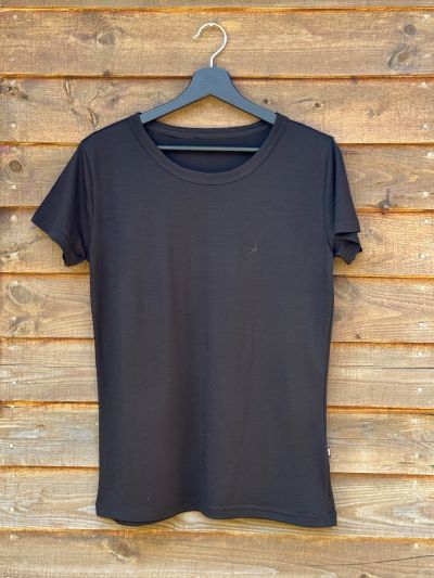 Svala Merino Basic 200 naisten T-paita Musta 44+