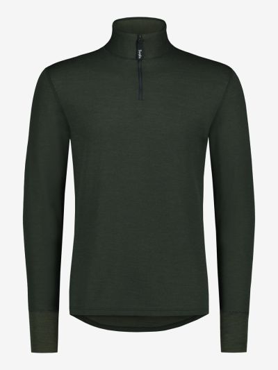 Svala Merino Extreme Original Zip-Neck -paita, havunvihreä Havunvihreä XS | Alk. 110,00 €