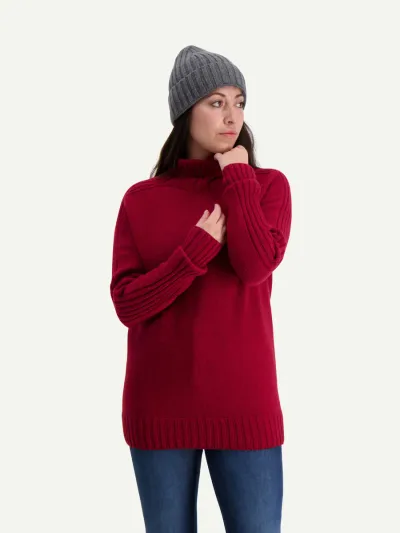 Svala Merino Knit Paita - Naava Punainen S/M, kuva 1 / 1