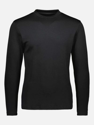 Svala Merino T200 pitkähihainen t-paita Musta 3XL