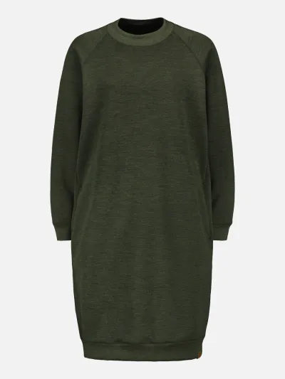 Svala Merino College Naisten Mekko Vihreä 48+