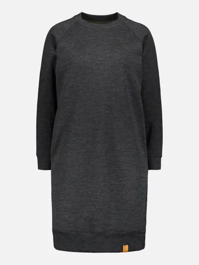 Svala Merino College Naisten Mekko Tummanharmaa 46+