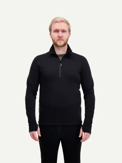 Svala Polartec® Power Stretch® Pro™ Zip-Neck Musta 3XL, kuva 1 / 1