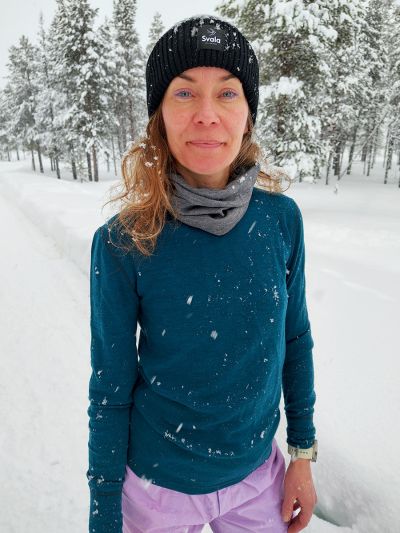 Svala Merino Extreme Putkihuivi Musta yksi koko