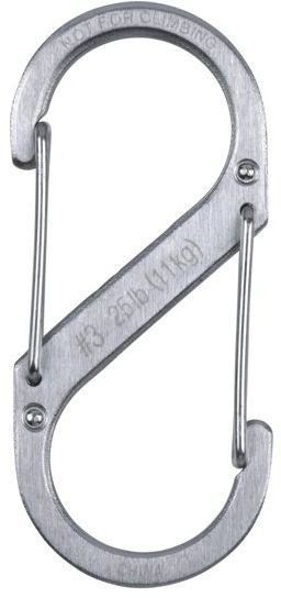 Nite Ize S-biner Dual Car.#3 Stainless
