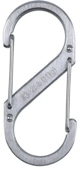 Nite Ize S-biner Dual Car.#3 Stainless, kuva 1 / 1