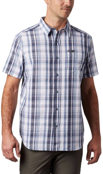 Columbia Men's Brentyn Trail Short Sleeve Seersucker Shirt