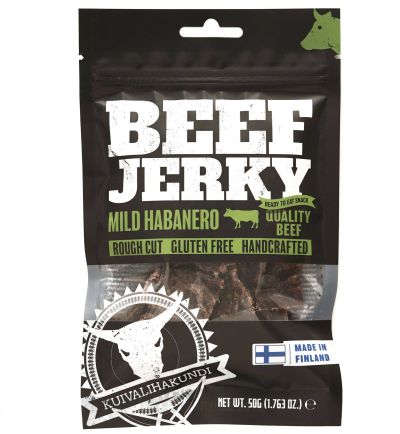 Kuivalihakundi Beef Jerky Mild Habanero, 50g | Alk. 5,35 €
