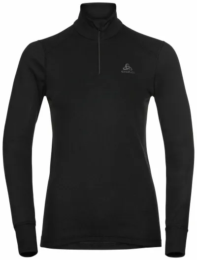 Odlo Women's ACTIVE WARM ECO Half-Zip Turtleneck Base Layer Top, kuva 1 / 1
