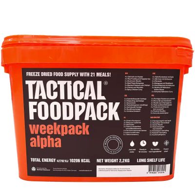 Tactical Foodpack Week Pack Alpha