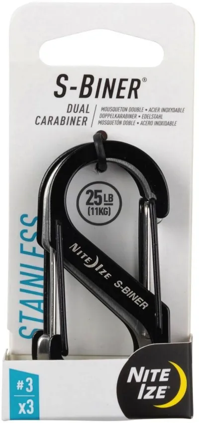 Nite Ize S-biner Dual 3# 3-pack, kuva 1 / 1