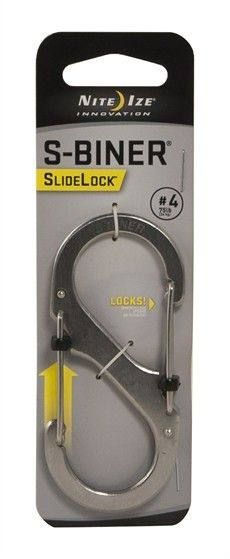 Nite Ize S-biner Slidelock #4 Stainless