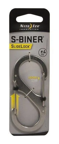 Nite Ize S-biner Slidelock #4 Stainless, kuva 1 / 1