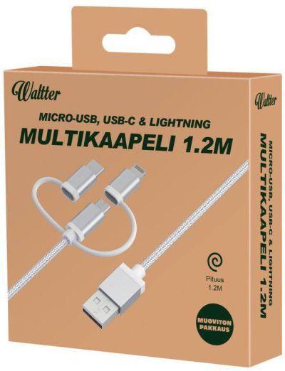 Waltter Eco Multikaapeli 1,2m