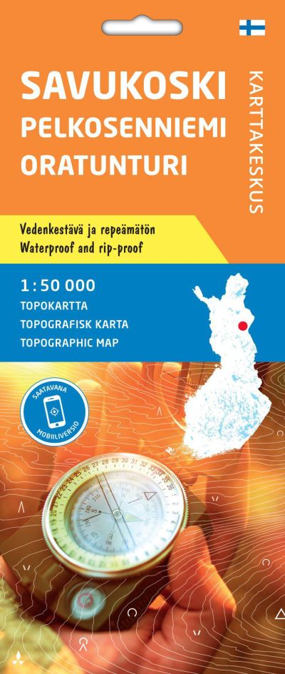 Karttakeskus Savukoski Pelkosenniemi Oratunturi | Alk. 23,00 €