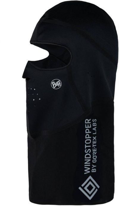 Buff Windproof Balaclava Black Solid