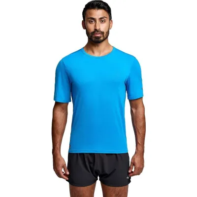 Saucony Stopwatch Short Sleeve M Cobalt Heather, kuva 1 / 1