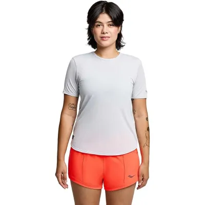 Saucony Stopwatch Short Sleeve W Granite Heather, kuva 1 / 1