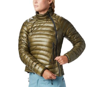 Mountain Hardwear Ghost Whisperer S Jacket Women Combat Green