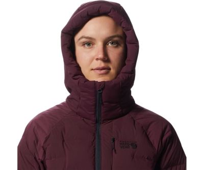 Mountain Hardwear Stretchdown Parka Women Cocoa Red