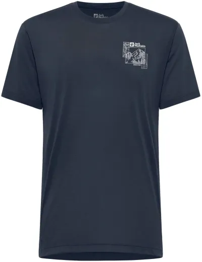 Jack Wolfskin Men's Vonnan Graphic Tee, kuva 1 / 1