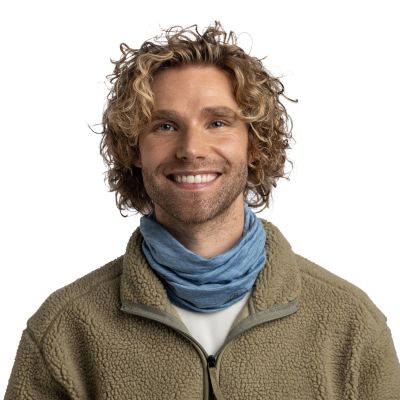 Buff Lightweight Merino Solid Lake Blue