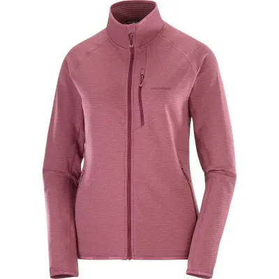 Salomon Women's Essential Lightwarm Full Zip, kuva 1 / 1