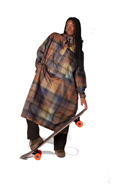 Rainkiss Poncho Tartan