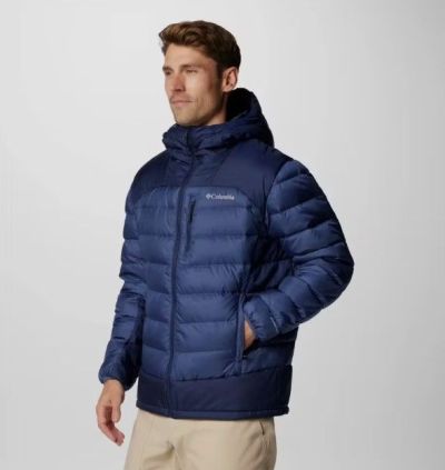 Columbia Men's Autumn Park II Down Hood Jacket - Miesten untuvatakki XXL Dark Mountain (Outlet)