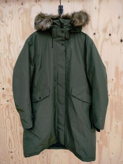 Didriksons Women's Erika Parka 3 52 Tummanvihreä (Second Hand)