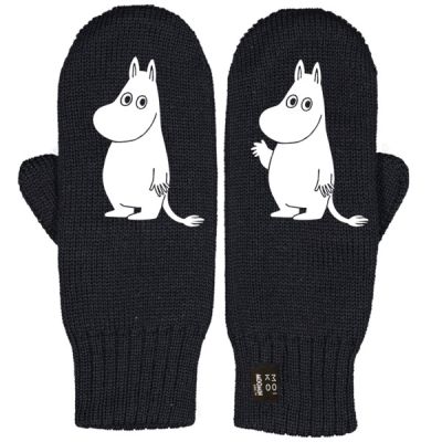 Moiko HELLO THERE MUUMIPEIKKO REFLECTIVE MERINO MITTENS