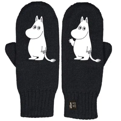 Moiko HELLO THERE MUUMIPEIKKO REFLECTIVE MERINO MITTENS