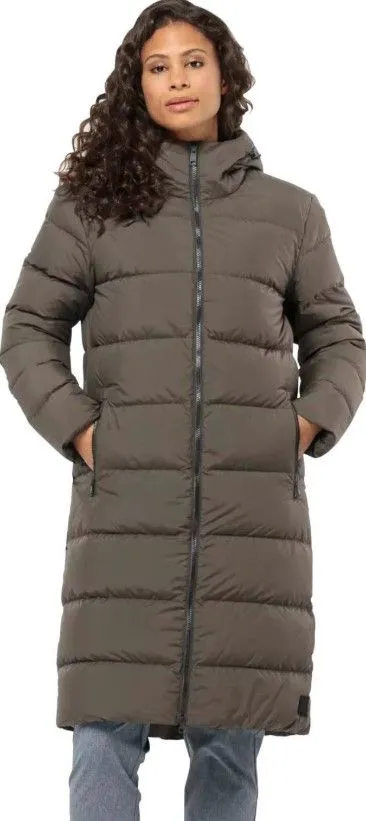 Jack Wolfskin Women's Frozen Palace Coat - Naisten untuvatakki XXL Coffee (Outlet)