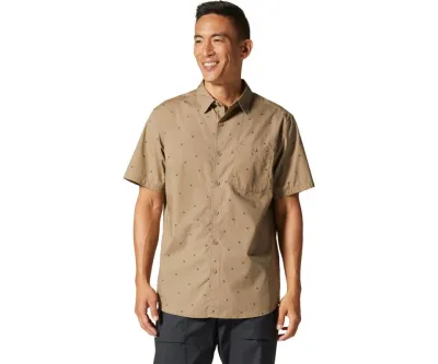 Mountain Hardwear Big Cottonwood SS Shirt Men Trail Dust Micro Sun Dot Print
