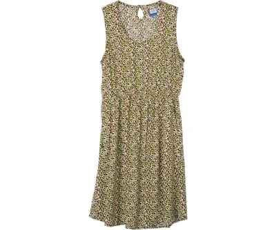 KAVU Simone Dress Women Green Meadow
