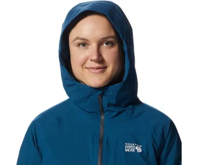 Mountain Hardwear Stretch Ozonic Insulated Jacket Women Dark Caspian