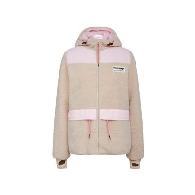 KnowledgeCotton Apparel Teddy Colorblock Jacket - Grs/Vegan