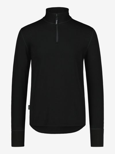 Svala Merino Extreme Original Zip-Neck -paita Musta 3XL