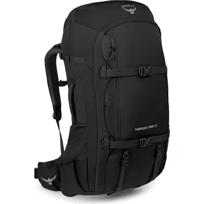 Osprey Farpoint Trek 55 Black, kuva 1 / 1