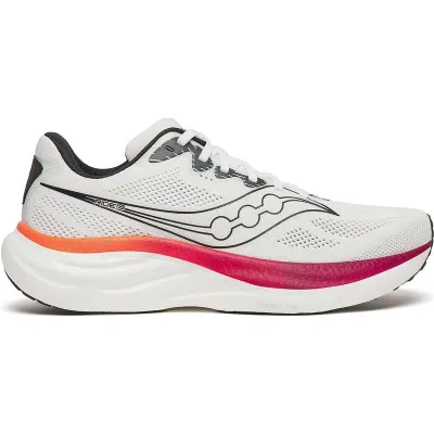 Saucony Ride 19 Herr White/Crimson, kuva 1 / 1