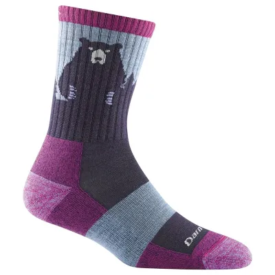 Darn Tough Bear Town Micro Crew Light Cushion Purple, kuva 1 / 1