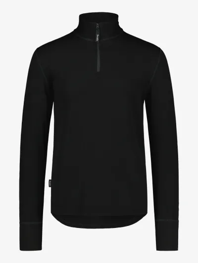 Svala Merino Extreme Original Zip-Neck -paita Musta S