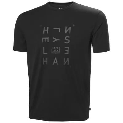 Helly Hansen Skog Graphic T-Shirt Black, kuva 1 / 1